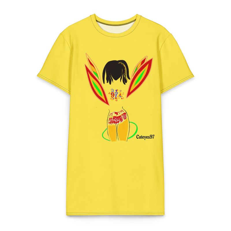 Robe Tee-shirt en coton fée 974 - 01660
