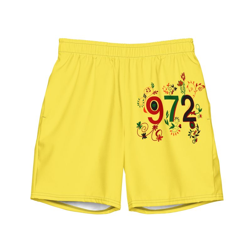 Short de bain recyclé jaune 972 - 01684 Short de bain recyclé jaune 972 - 01684