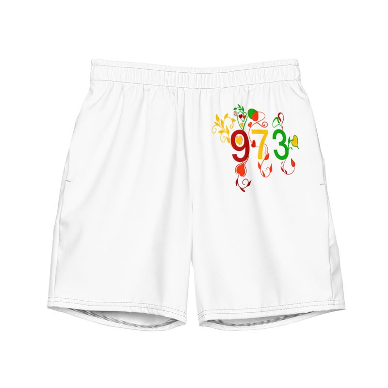 Short de bain recyclé blanc 973 - 01691 Short de bain recyclé blanc 973 - 01691