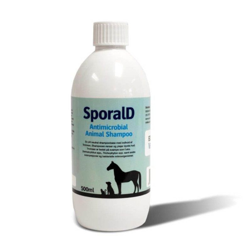 SporalD Antimicrobial Animal Shampoo - 500 ml
