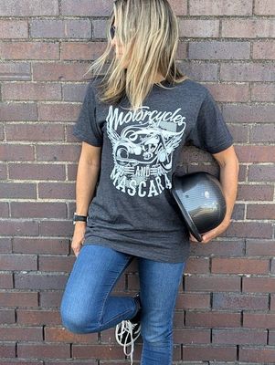 Motorcycles & Mascara Graphic Tee