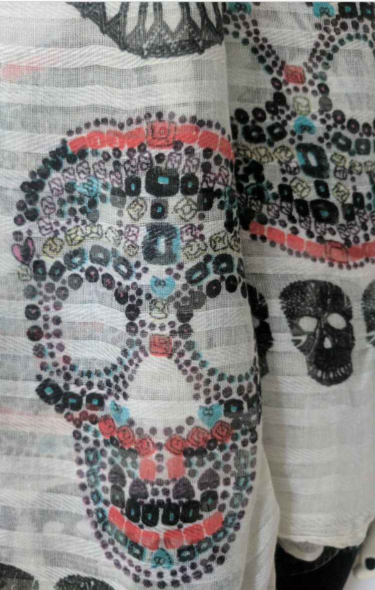 Sugar Skull Scarf