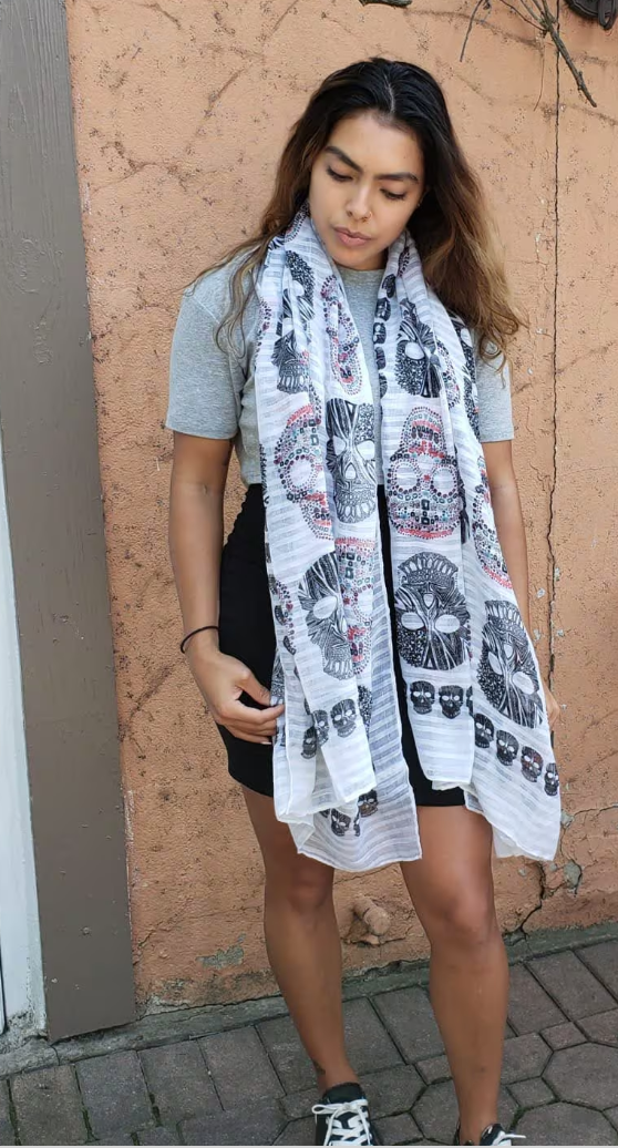 Sugar Skull Scarf