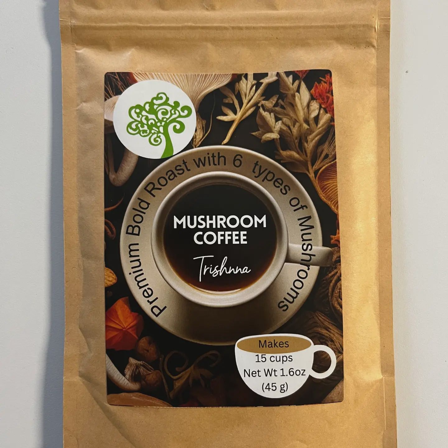 Trishna - Mushroom Coffee - 6 mushroom Blend