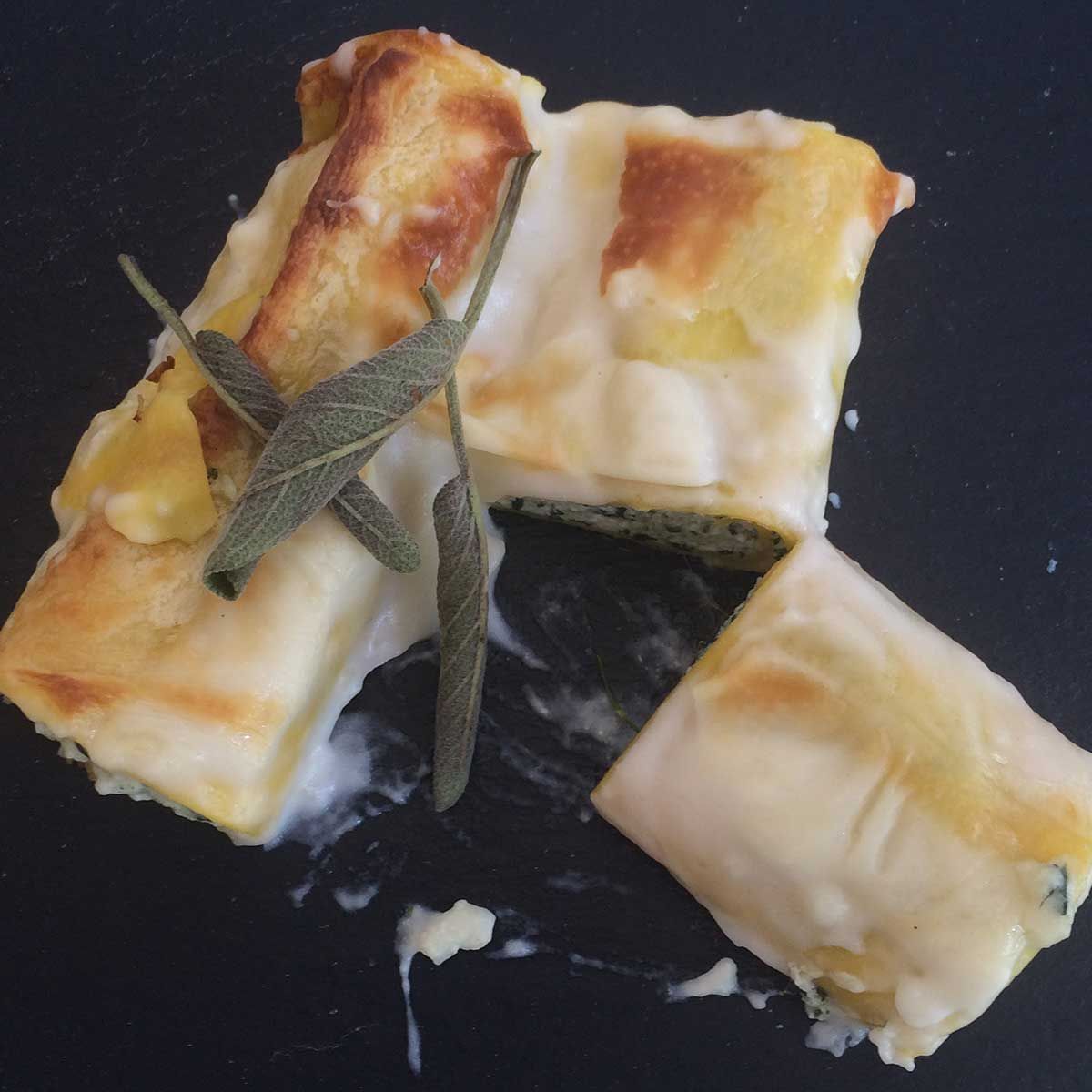 Cannelloni di ricotta, bianchi (3 porzioni)