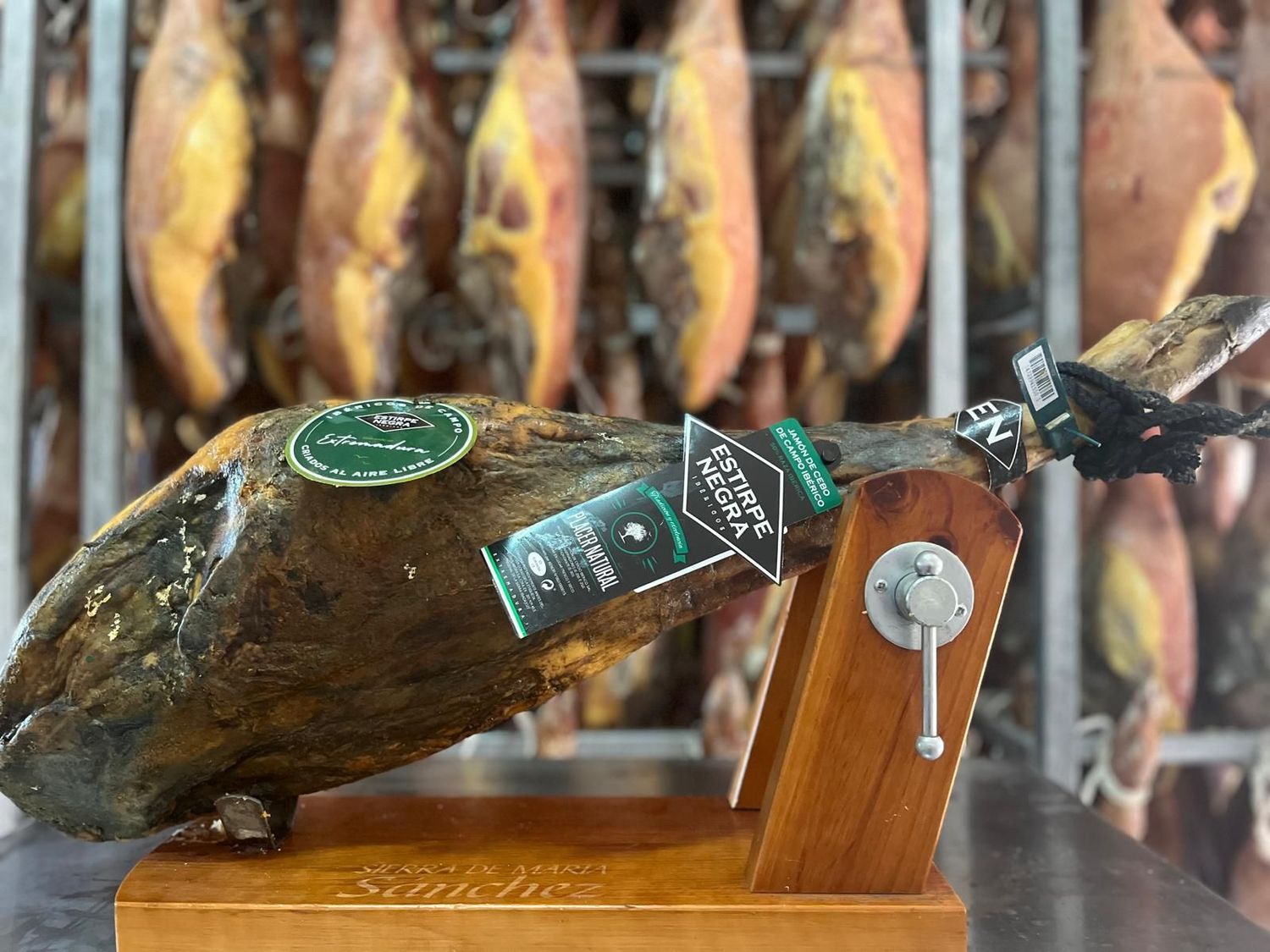 Jamón Ibérico Cebo de Campo Brida verde