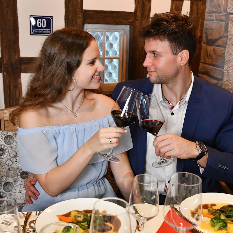 Candle-Light-Dinner-Deluxe für zwei – als Geschenk-Gutschein