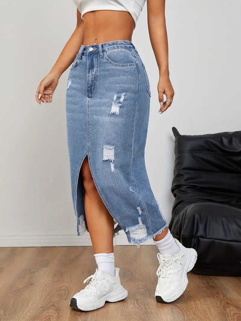 Spódnica jeans