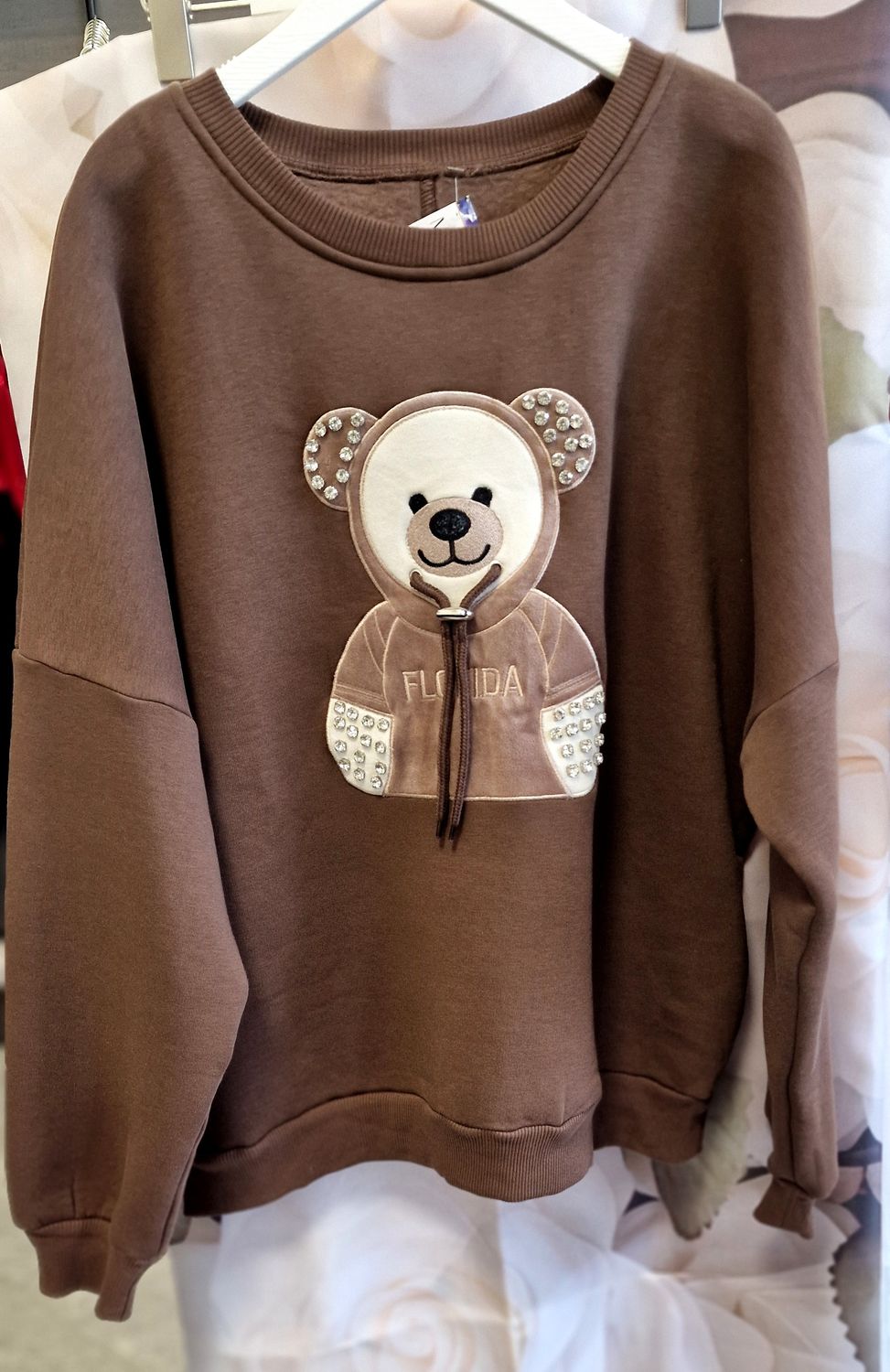 Bluza Miś z cyrkoniami