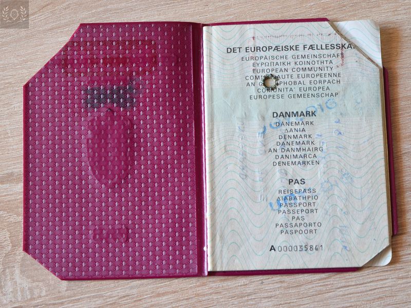 Denmark 1985-1995 Passport