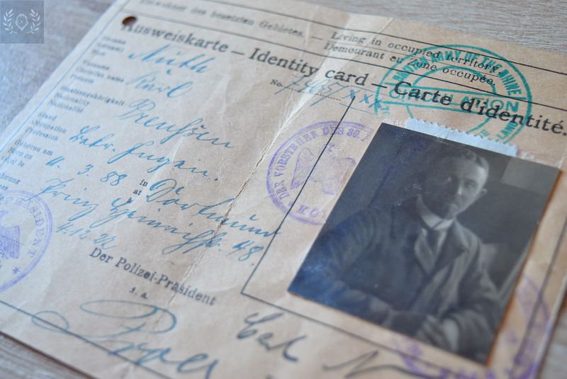Germany 1922: Occupied territories ID card