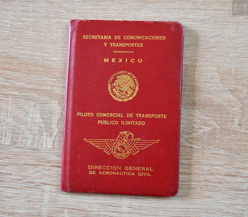 1965 Mexico+USA Airline Transport Pilot License (ATPL) - B727 Pilot