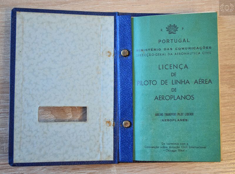 1975 Portugal Airline Transport Pilot License (ATPL) - B737, F27, DC3, A300
