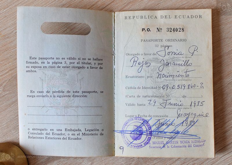 Ecuador 1983-1985