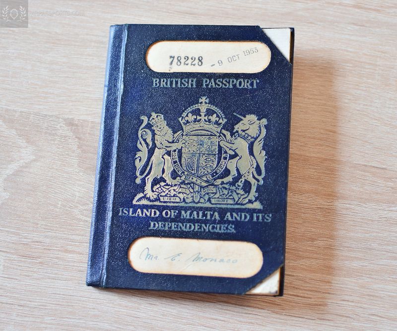 Malta and its Dependencies - British Passport 1953-1963