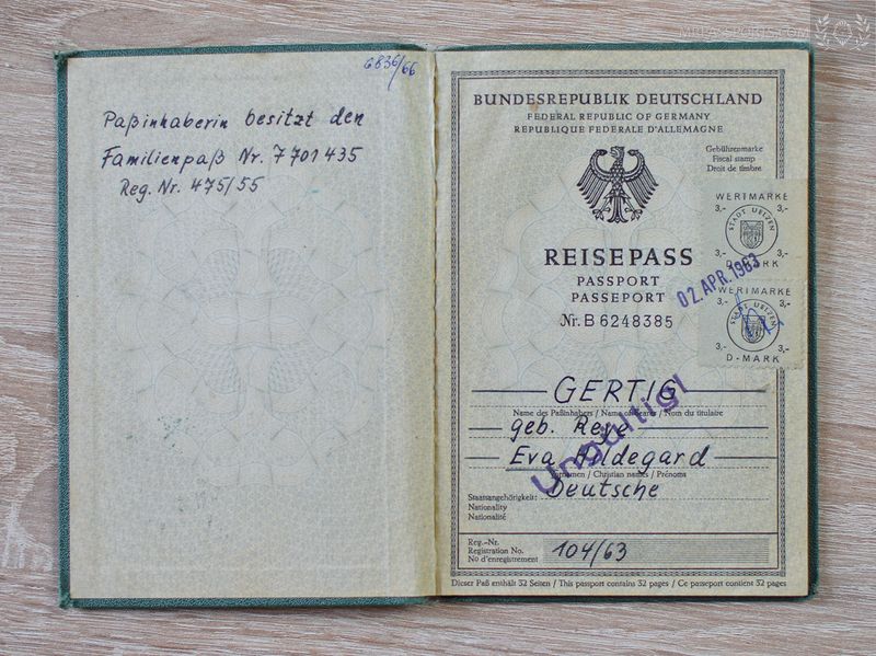 Germany 1963-1973, lots of GDR/Poland/CSSR visas