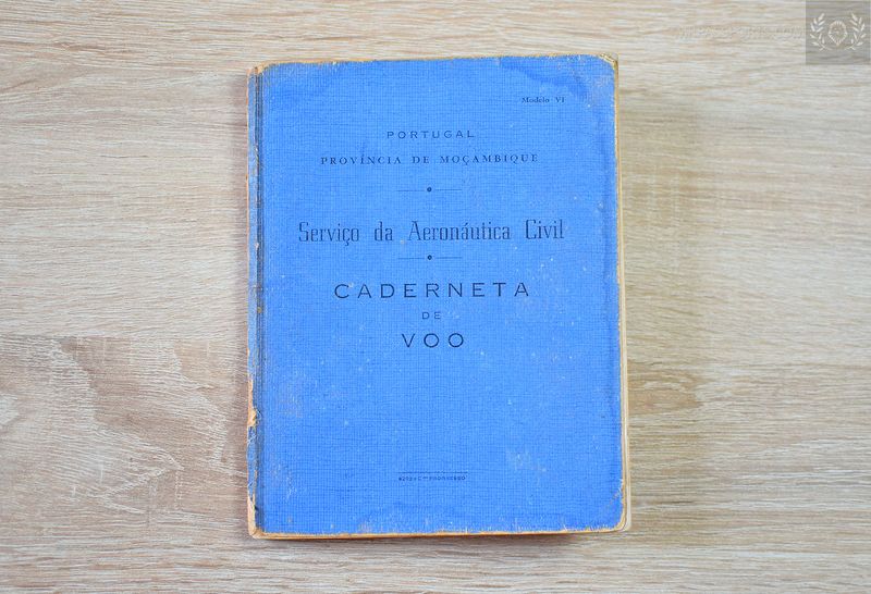 Flight logbook 1966-1969 Portuguese Mozambique