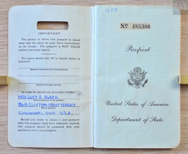 USA 1951-1955, well travelled