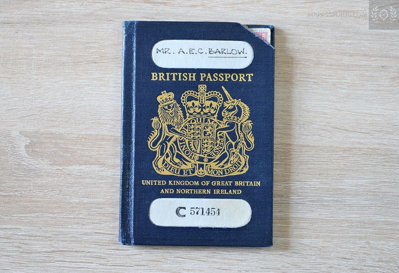 United Kingdom - British Passport 1968