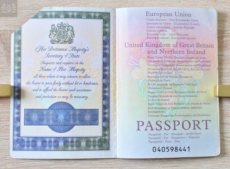 United Kingdom - British Passport 2005-2015