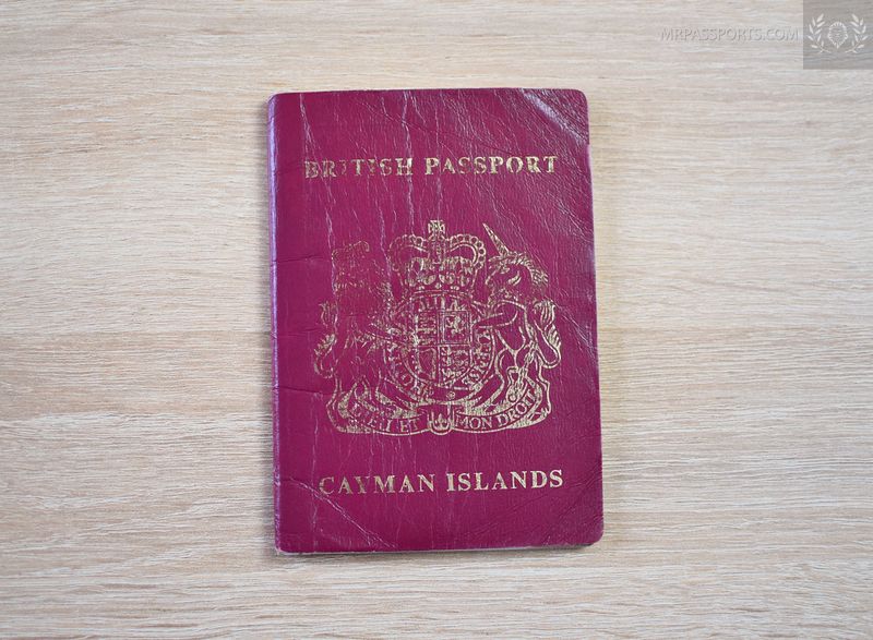 Cayman Islands - British Passport 2008-2013