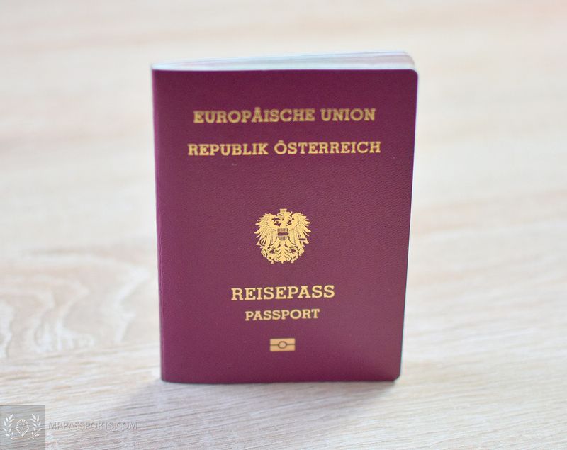 Austria 2017 biometric passport / e-passport