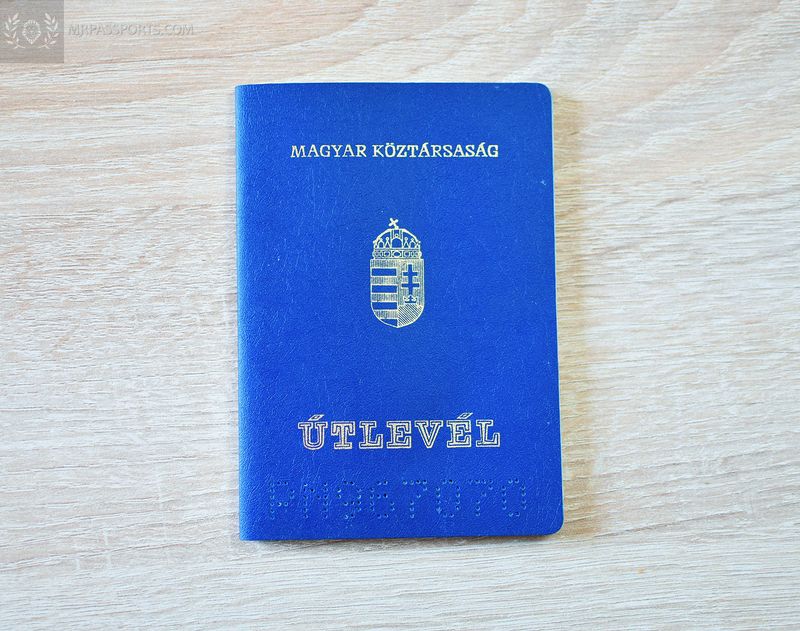 Hungary 1997-2002 Passport with a few visas