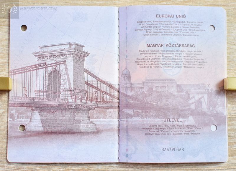 Hungary 2008-2013 biometric passport