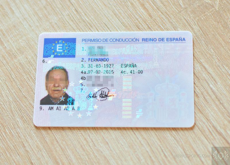 Spain 2015-2017 Driving Licence