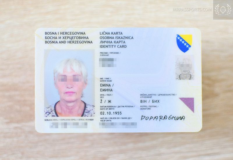 Bosnia and Herzegovina ID card