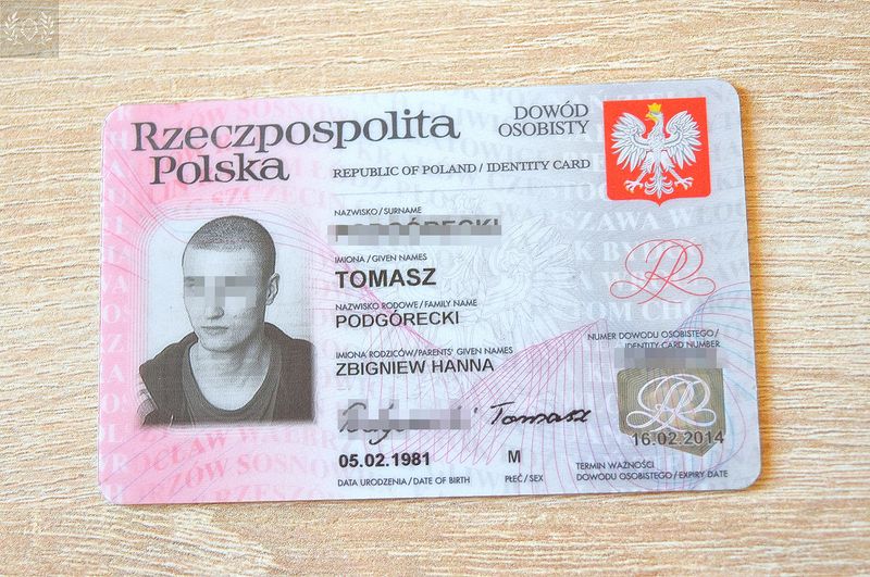 Poland ID card 2004-2014