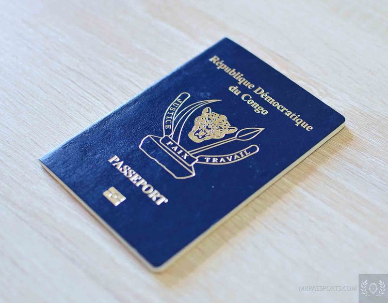 Democratic Republic of the Congo 2016-2021 biometric passport / e-passport