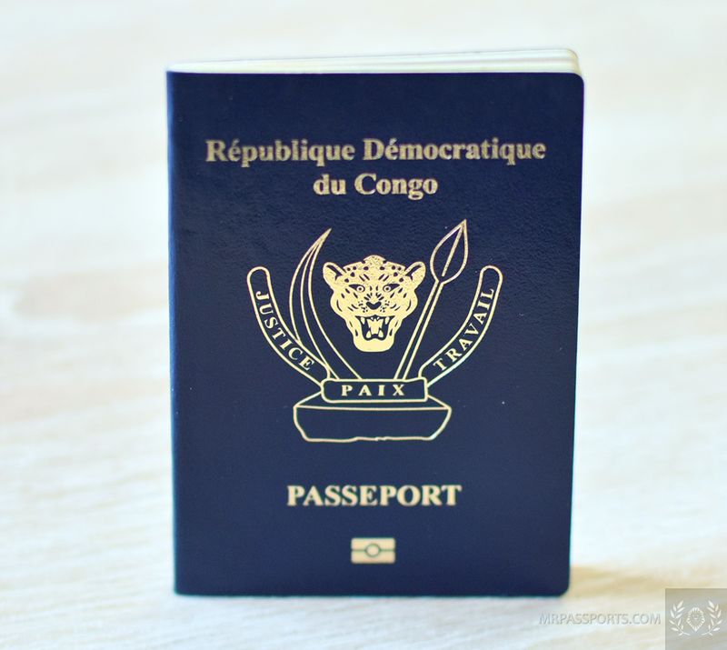 Democratic Republic of the Congo 2016-2021 biometric passport / e-passport