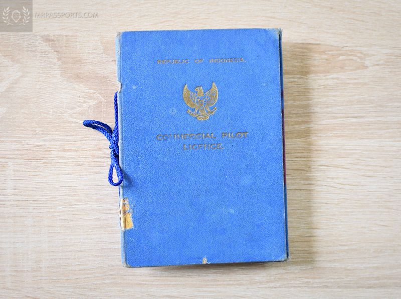 Indonesia: Commercial Pilot License for a British helicopter pilot 1971-1983