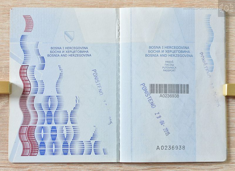 Bosnia and Herzegovina 2010-2015 biometic