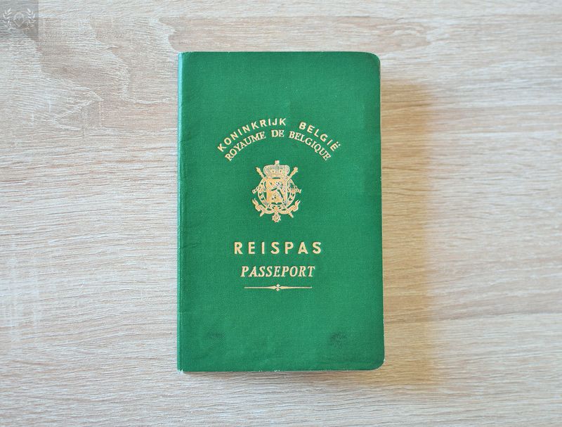 Belgium 1952 passport