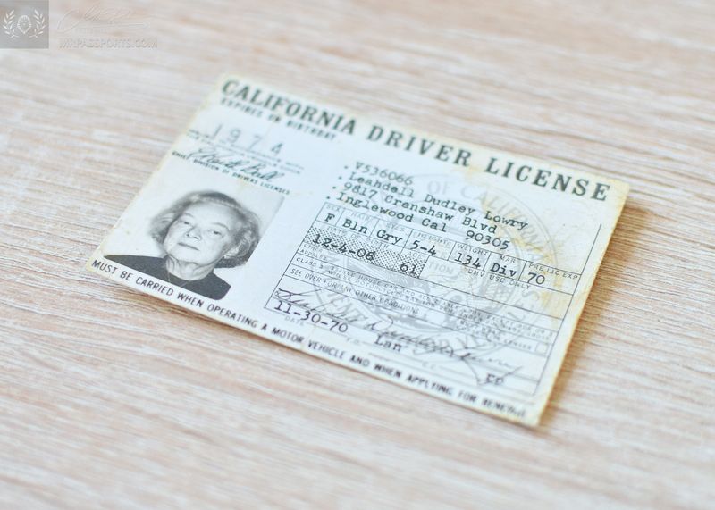 USA - California Driver License, 1970