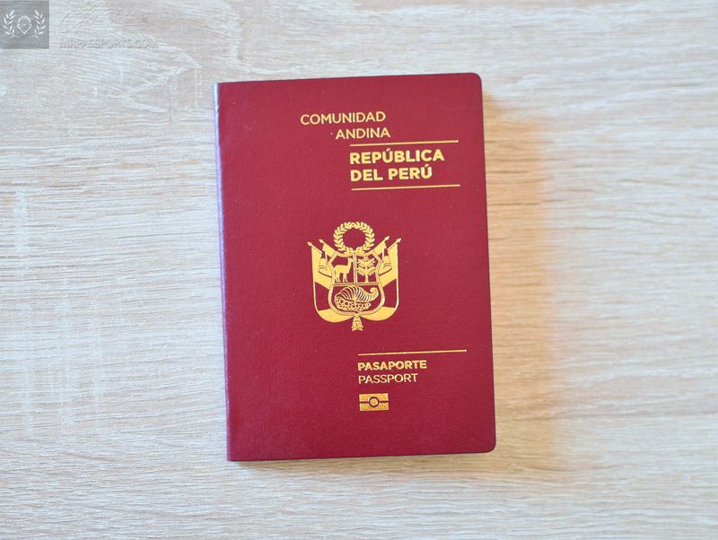 Peru 2017-2022 biometric passport / e-passport, Comunidad Andina