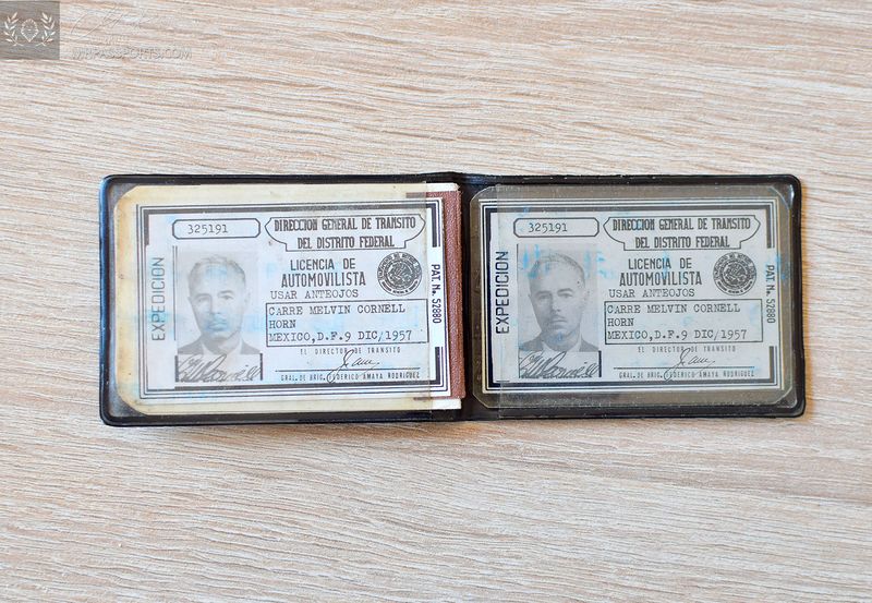 Mexico Driver's license, 1957