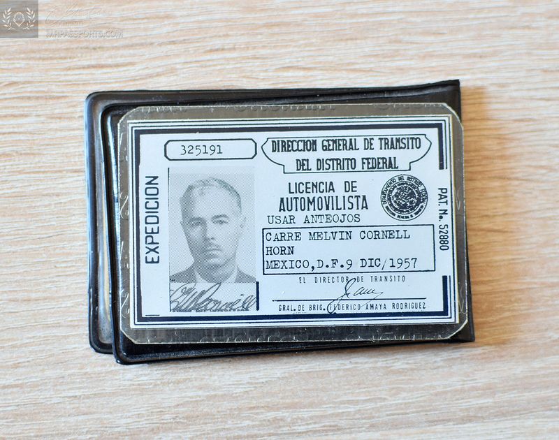 Mexico Driver's license, 1957