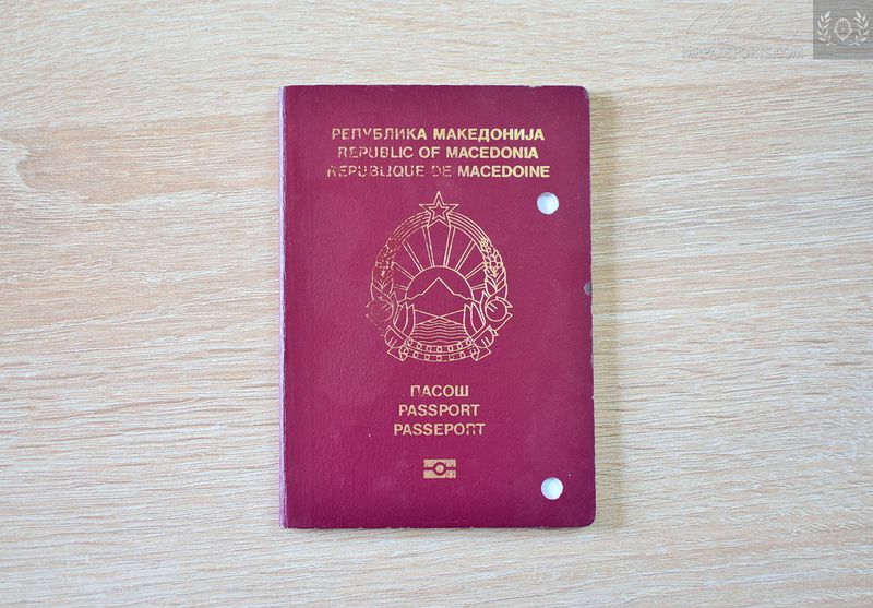 Macedonia 2007-2017 biometric Passport