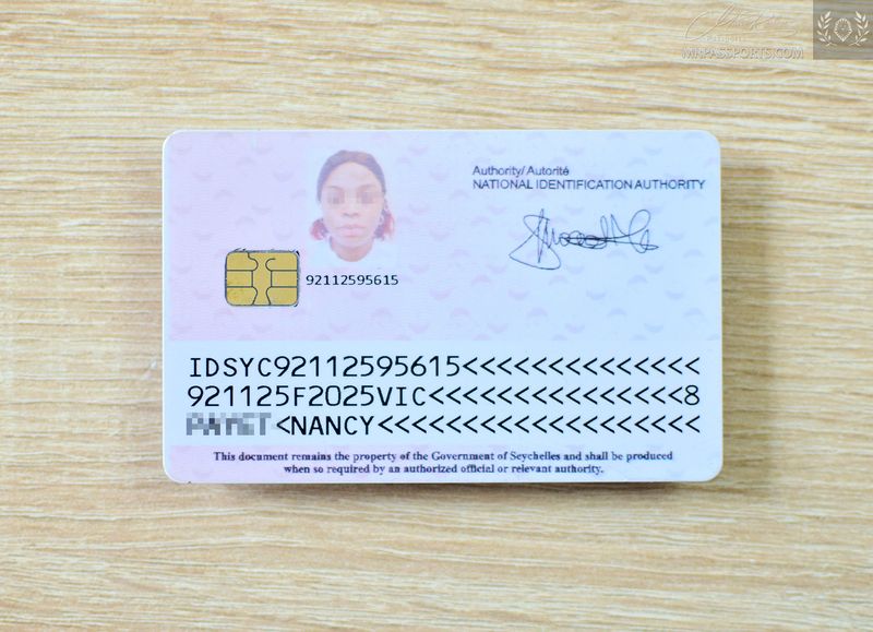 Seychelles - 2005-2015 ID card