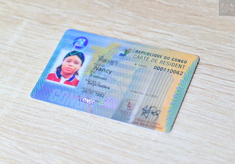 Rep. of the Congo 2021-2022 Resident Card / ID