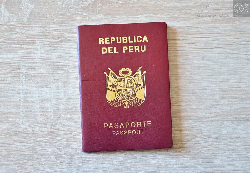 Peru 2001-2006 Passport, excellent condition