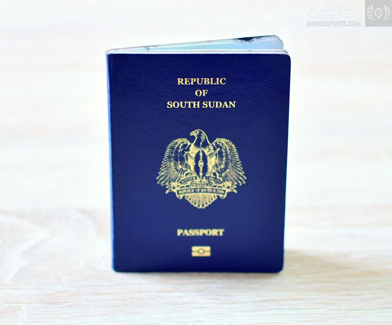 South Sudan 2013-2015 biometric passport / e-passport