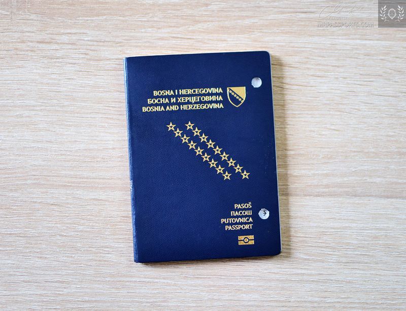 Bosnia and Herzegovina 2016 biometric passport / e-passport