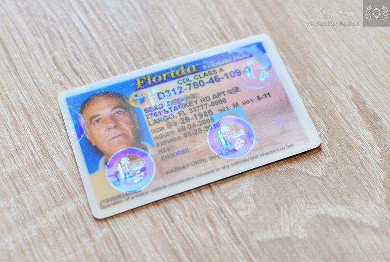 USA Driving License Florida 2005