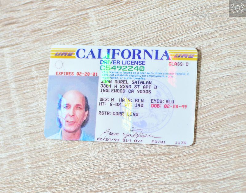 USA Driver License California