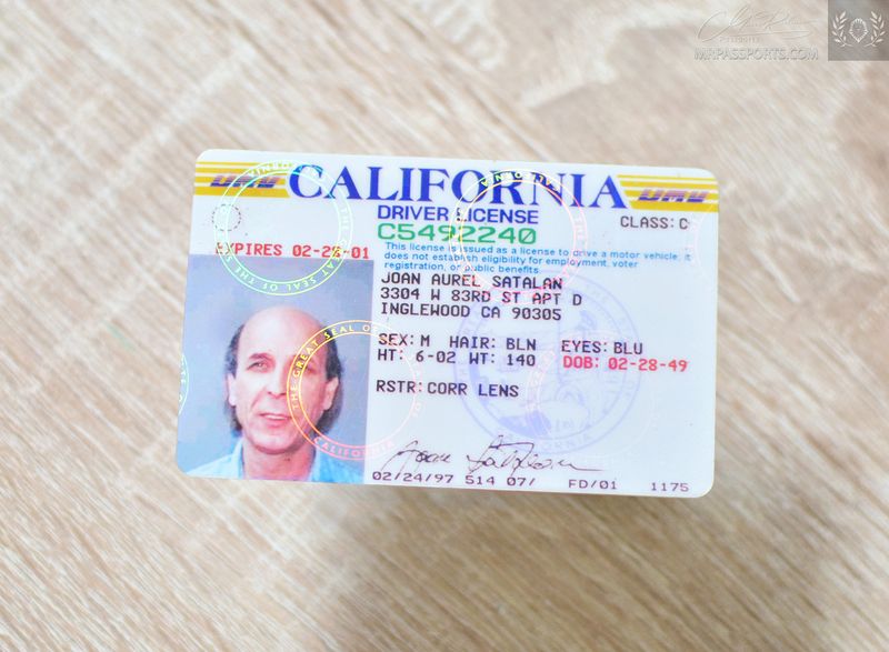 USA Driver License California