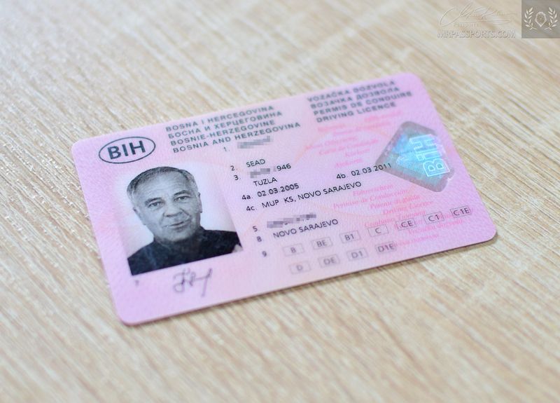 Bosnia and Herzegovina 2005-2011 Driving licence